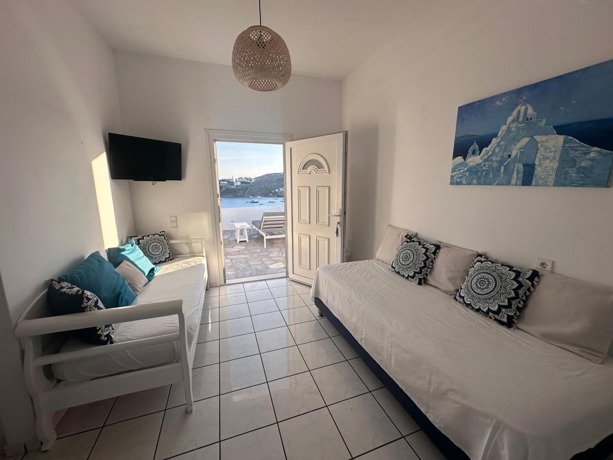 Revel Mykonos 3 Apartman Ornósz Kültér fotó