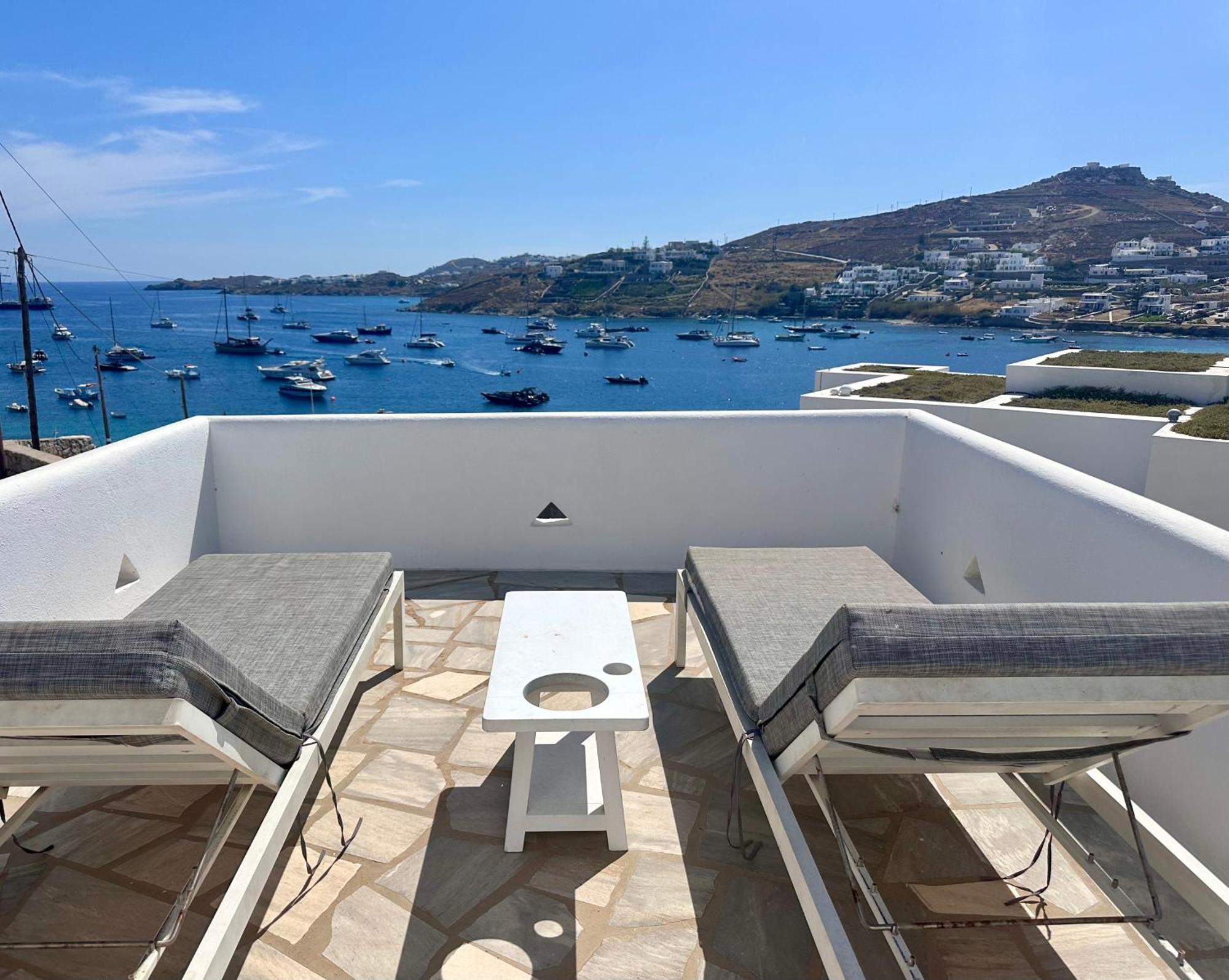 Revel Mykonos 3 Apartman Ornósz Kültér fotó